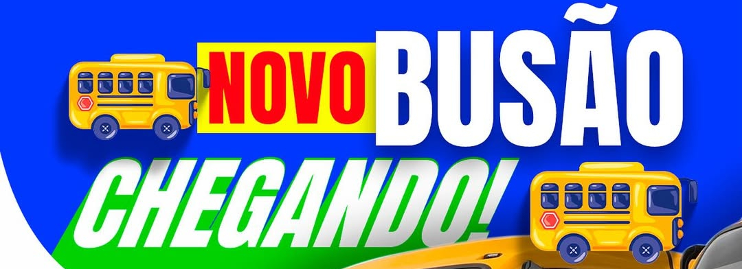 Novo busão escolar chegando