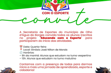  Atenção, atletas do futuro!