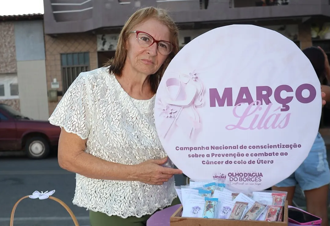 Março Lilás é o mês dedicado à conscientização e à prevenção do câncer do colo do útero.