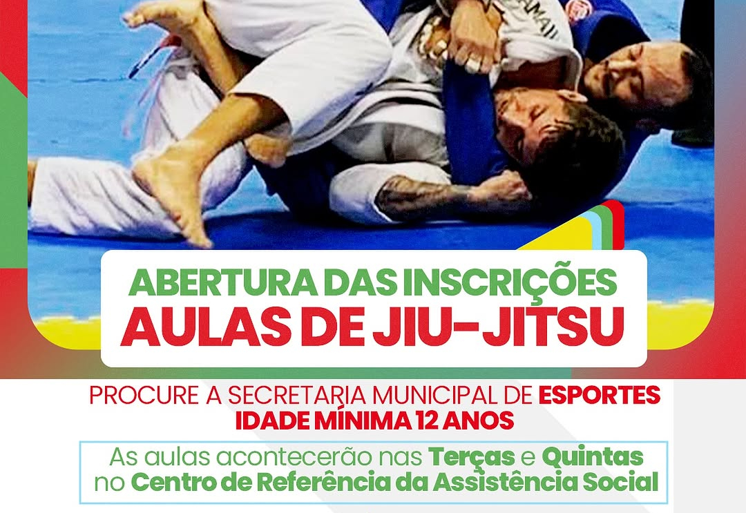 Aulas de Jiu-Jitsu - Inscrições Abertas!