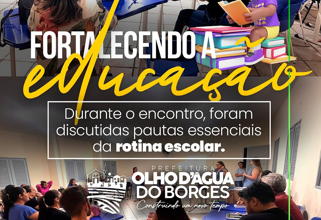 Na noite de ontem, 24 de março, os professores do Ensino Fundamental - Anos Iniciais da Rede Municipal participaram de um Encontro 