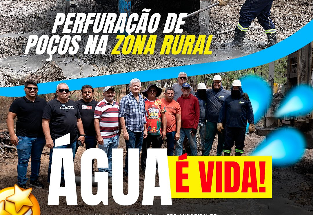  Água é vida e desenvolvimento!