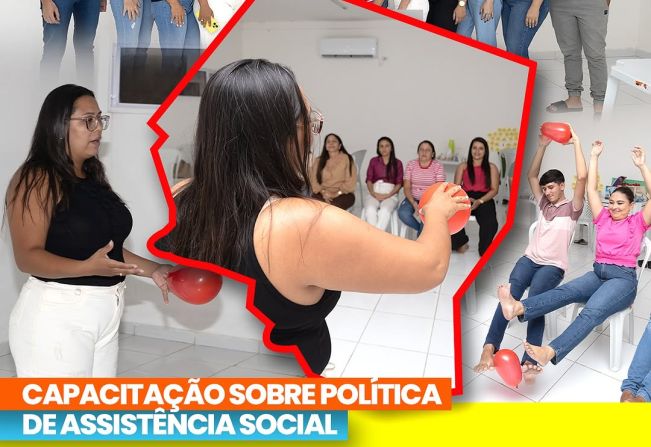 A equipe da Assistência Social se reuniu com o time do CRAS para uma capacitação sobre o SUAS e a proteção social básica